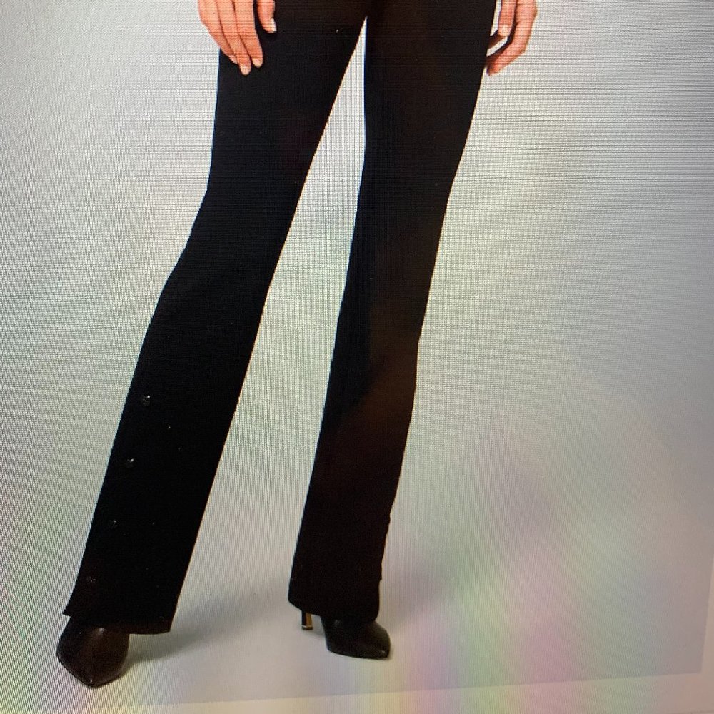 WHBM Pique Skinny Boot Cut Pant